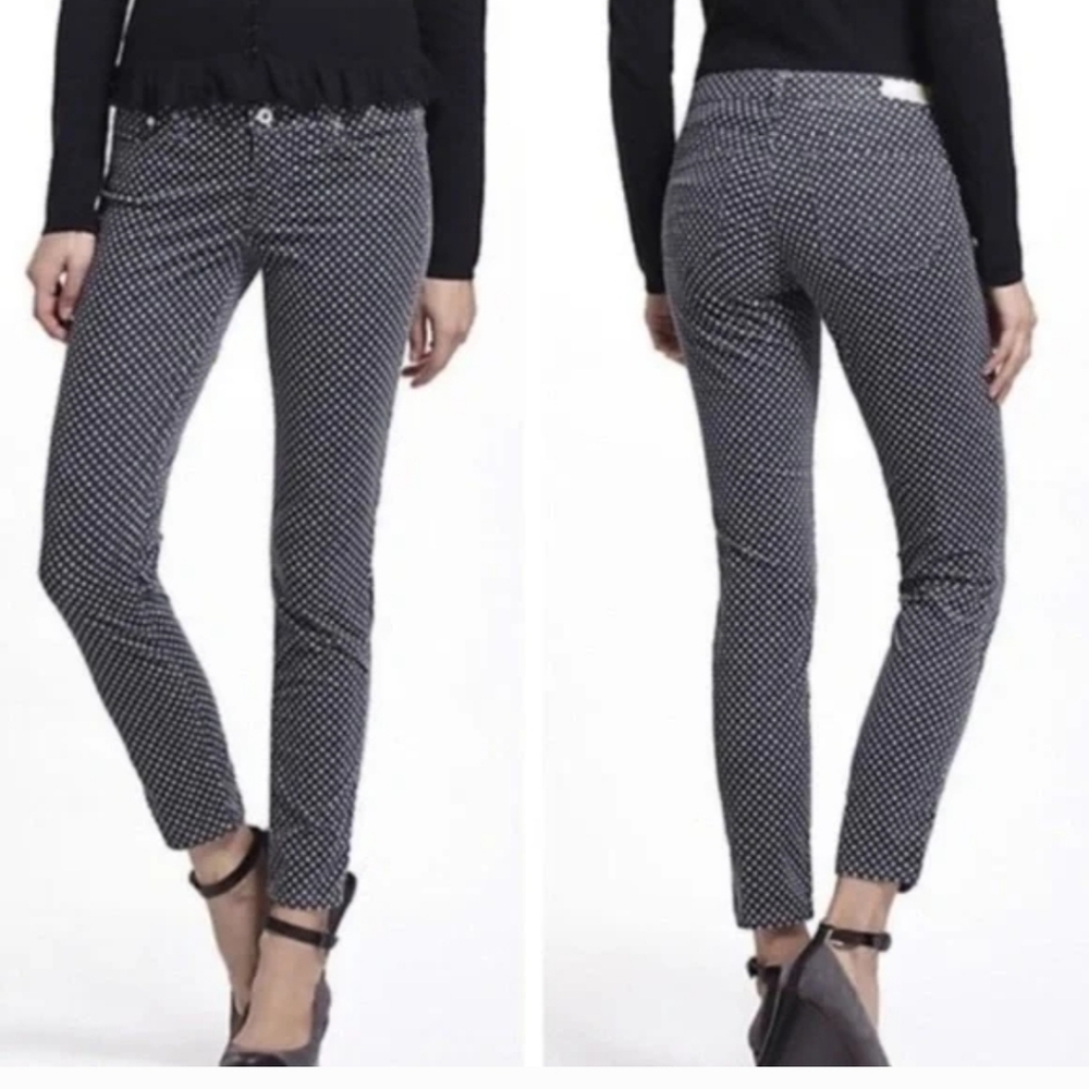 AG Jeans Adriano Goldschmeid Dot The Legging Ankle Super Skinny Jeans sz 29
